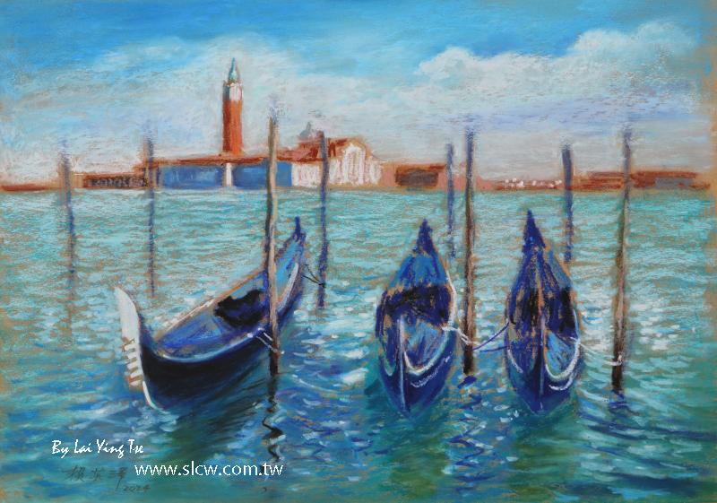 Venice Pier 威尼斯碼頭 painted by Lai Ying-Tse